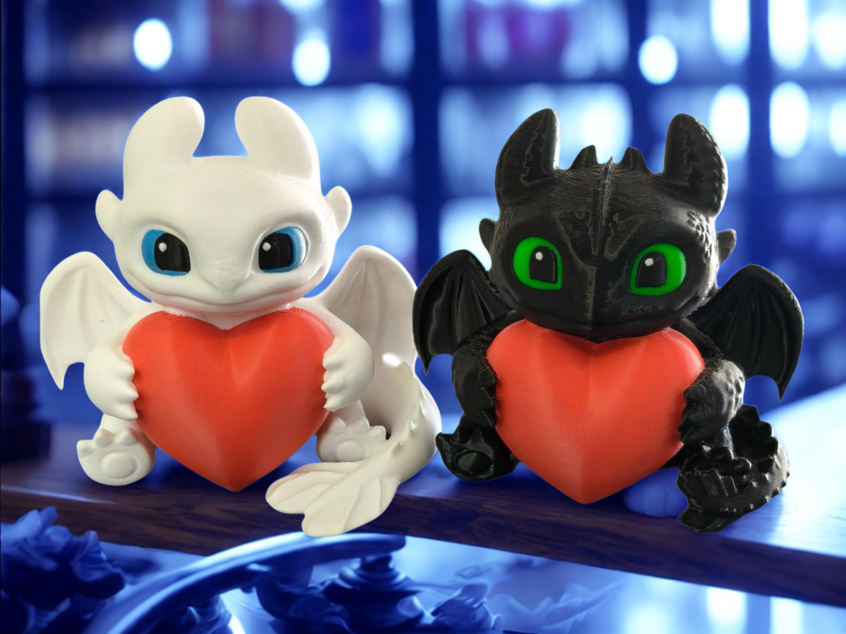 Pareja de Dragones Fantásticos — 1/2