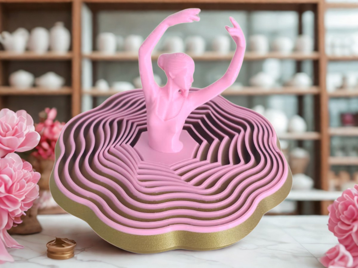 Escultura Bailarina Infinita — 1/3