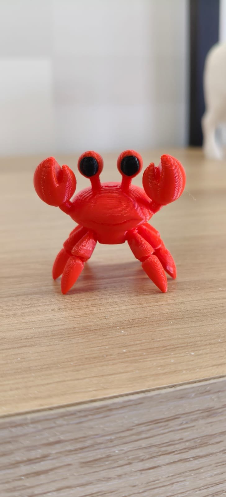 Caranguejinho Miniatura 3D — 1 / 2